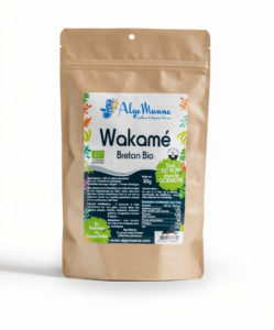 Wakamé breton bio séché, Alaria esculenta d'Atlantique Nord
